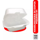 Hamburgueira Isopor Para Lanches Fritas Salada Ch01 100 Full