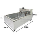 Fritadeira Elétrica Profissional 1 Cuba 5 Litros Inox 110V