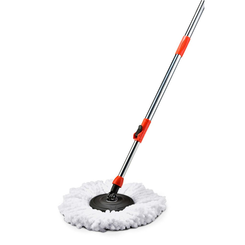 Mop Giratório Esfregão 360° Regulável Balde com Rodinha E Alça Rodo Limpeza Geral 100% original