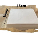 Separador De Hambúrguer De Plástico 1 Kg 1000 Unidades 15x15cm