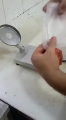 Prensador Modelador De Hambúrguer Industrial + Formas De Fazer Hamburguer Artesanal Reforçado